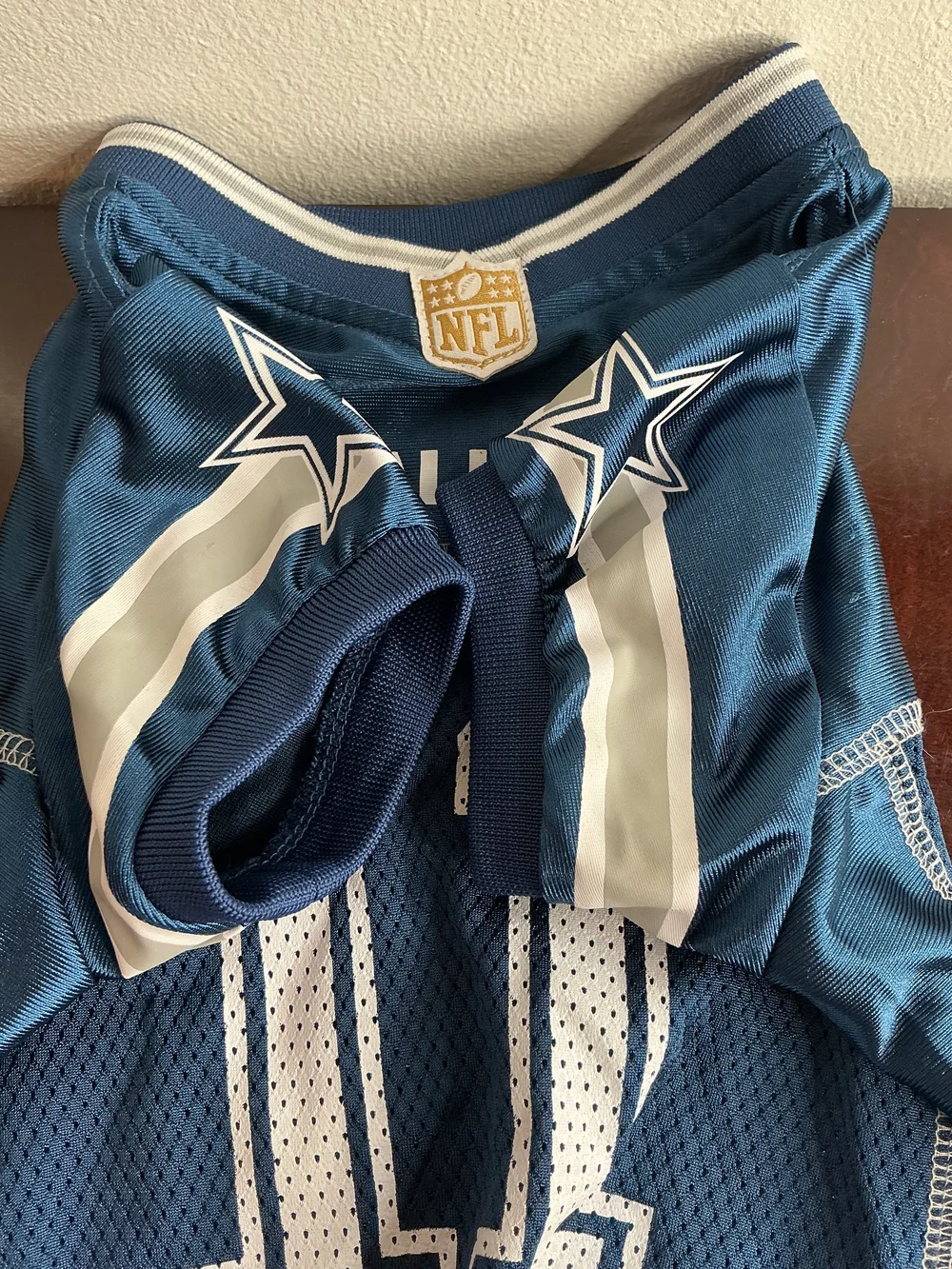 NFL Dallas Navy and White Pet Football Jersey #11